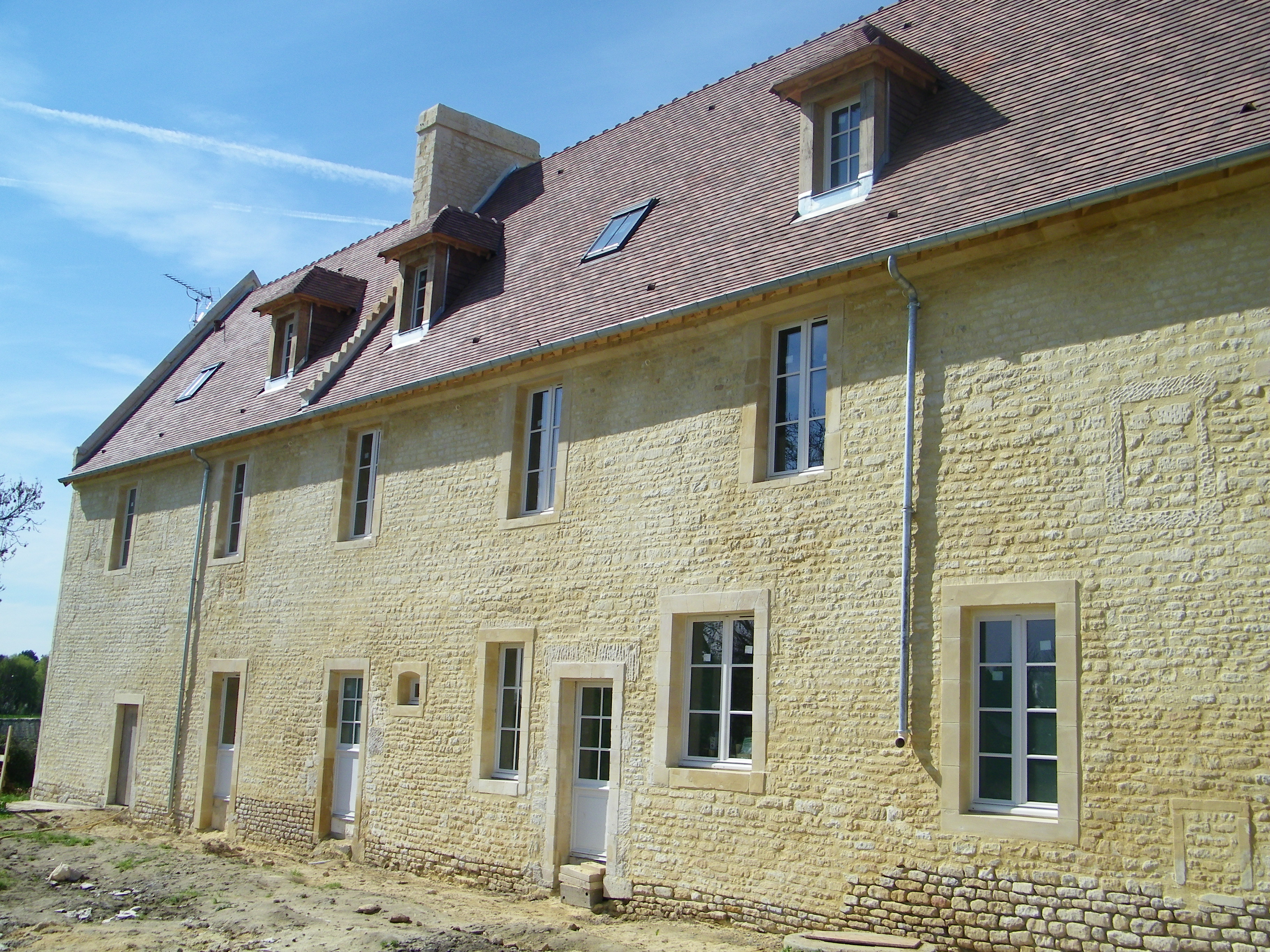 Réhabillitation de maison ancienne dans l'Orne