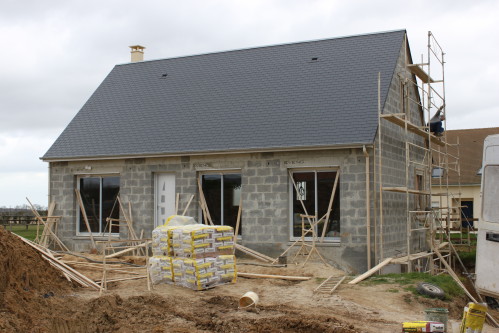 Ravalement de façade, enduit à Argentan