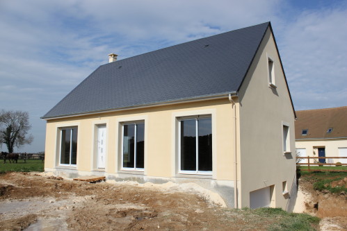 Ravalement de façade, enduit à Saint-Germain-du-Corbéis